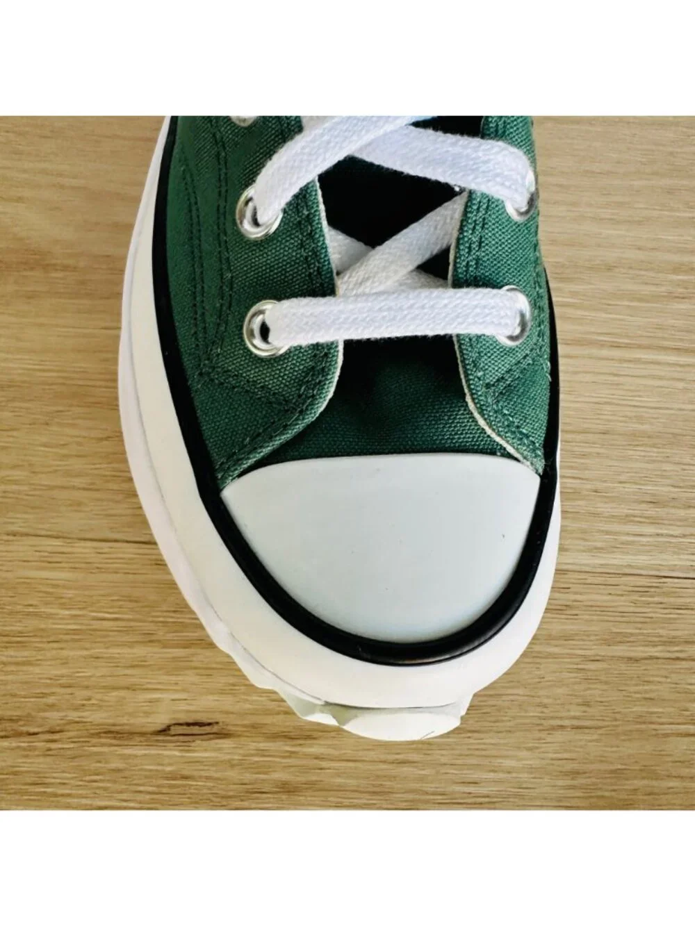 ⭐Converse Run Star Hike Hi Platform 9.5 Women Shoes Floral Green Sneaker A11562C - Picture 11 of 12
